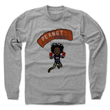 Mens Long Sleeve Heather Gray