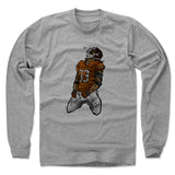Mens Long Sleeve Heather Gray