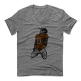 Mens Men's V-Neck Heather Gray
