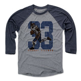 Mens Baseball T-Shirt Navy / Heather Gray