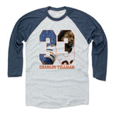 Mens Baseball T-Shirt Indigo / Ash