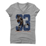 Womens Women's V-Neck Athletic Gray