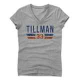 Womens Women's V-Neck Athletic Gray